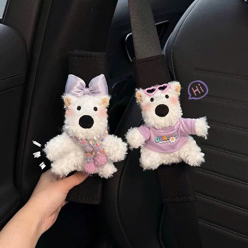 Bọc seat belt gấu bông mẫu mới