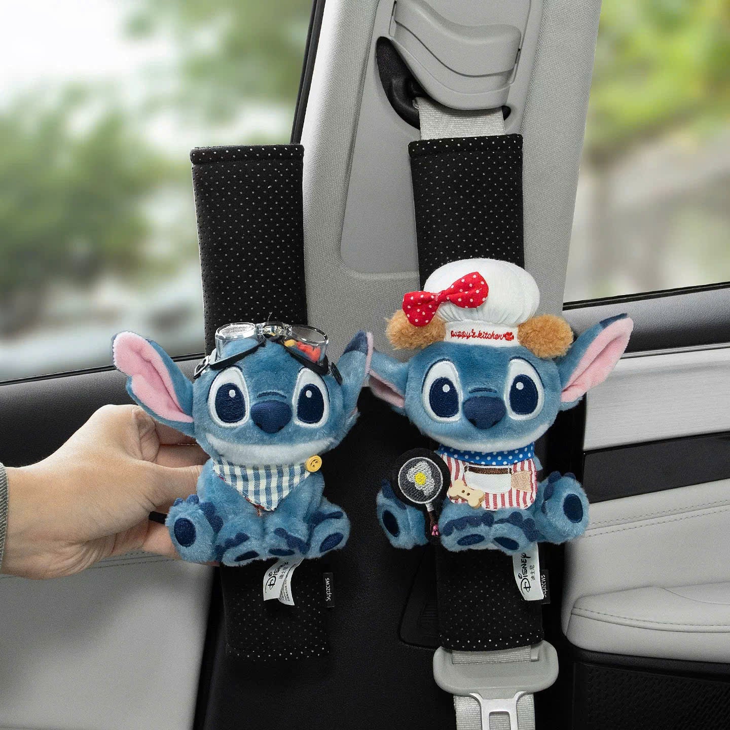 Bọc seat belt gấu bông mẫu mới