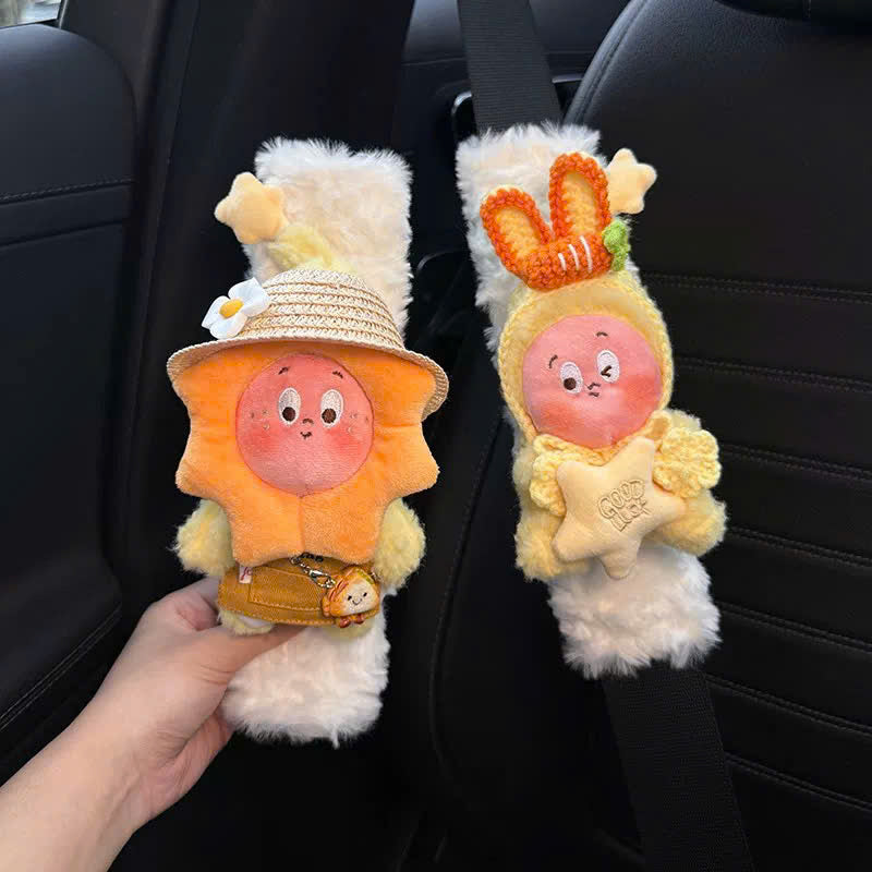 Bọc seat belt gấu bông mẫu mới