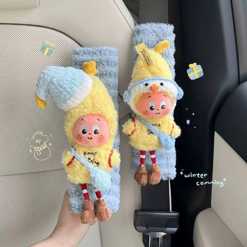 Bọc seat belt gấu bông mẫu mới