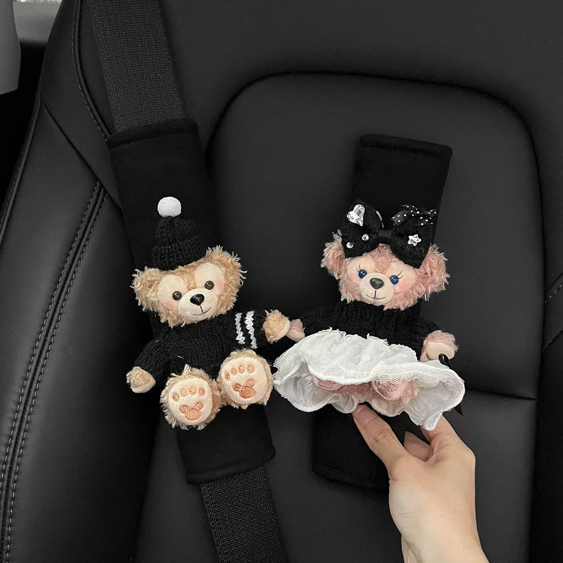Bọc seat belt gấu bông mẫu mới