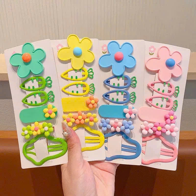 Kẹp tóc cute gọn mái không cấn tóc