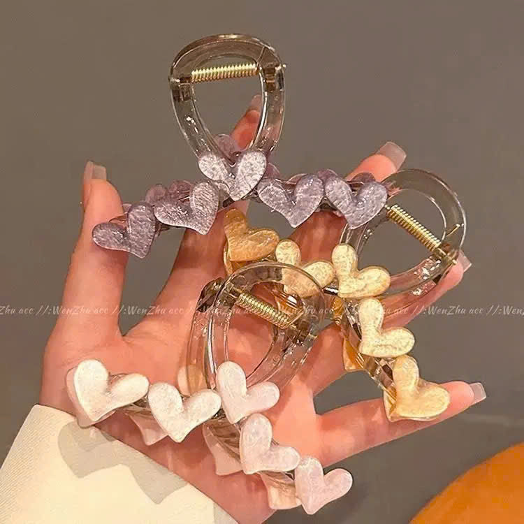 Kẹp tóc cute gọn mái không cấn tóc