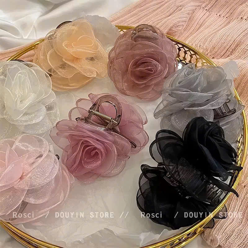 Kẹp tóc cute gọn mái không cấn tóc