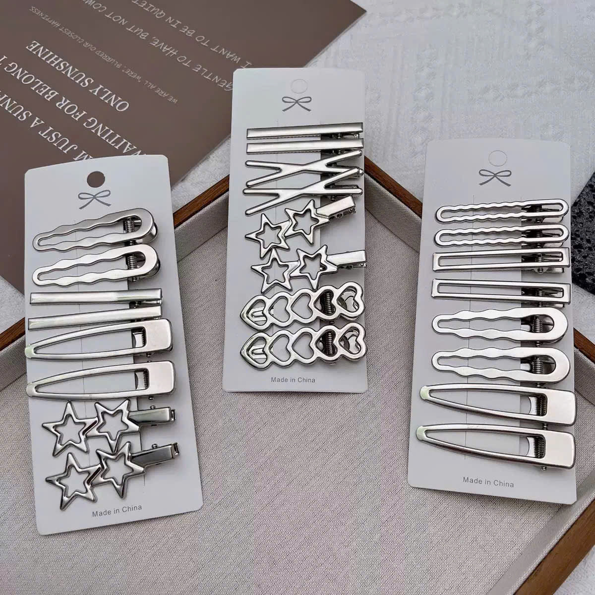 Kẹp tóc cute gọn mái không cấn tóc