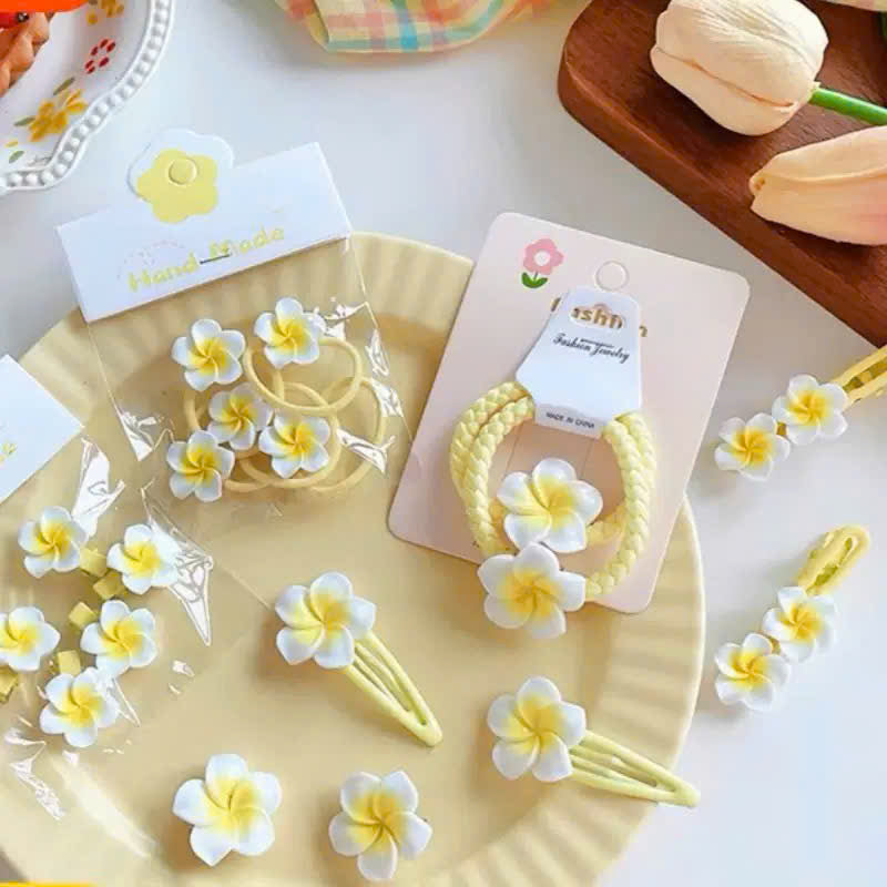 Kẹp tóc cute gọn mái không cấn tóc