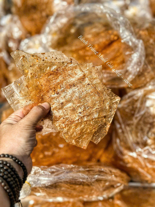 Bánh tráng muối ớt hiểm - Bánh tráng xì ke