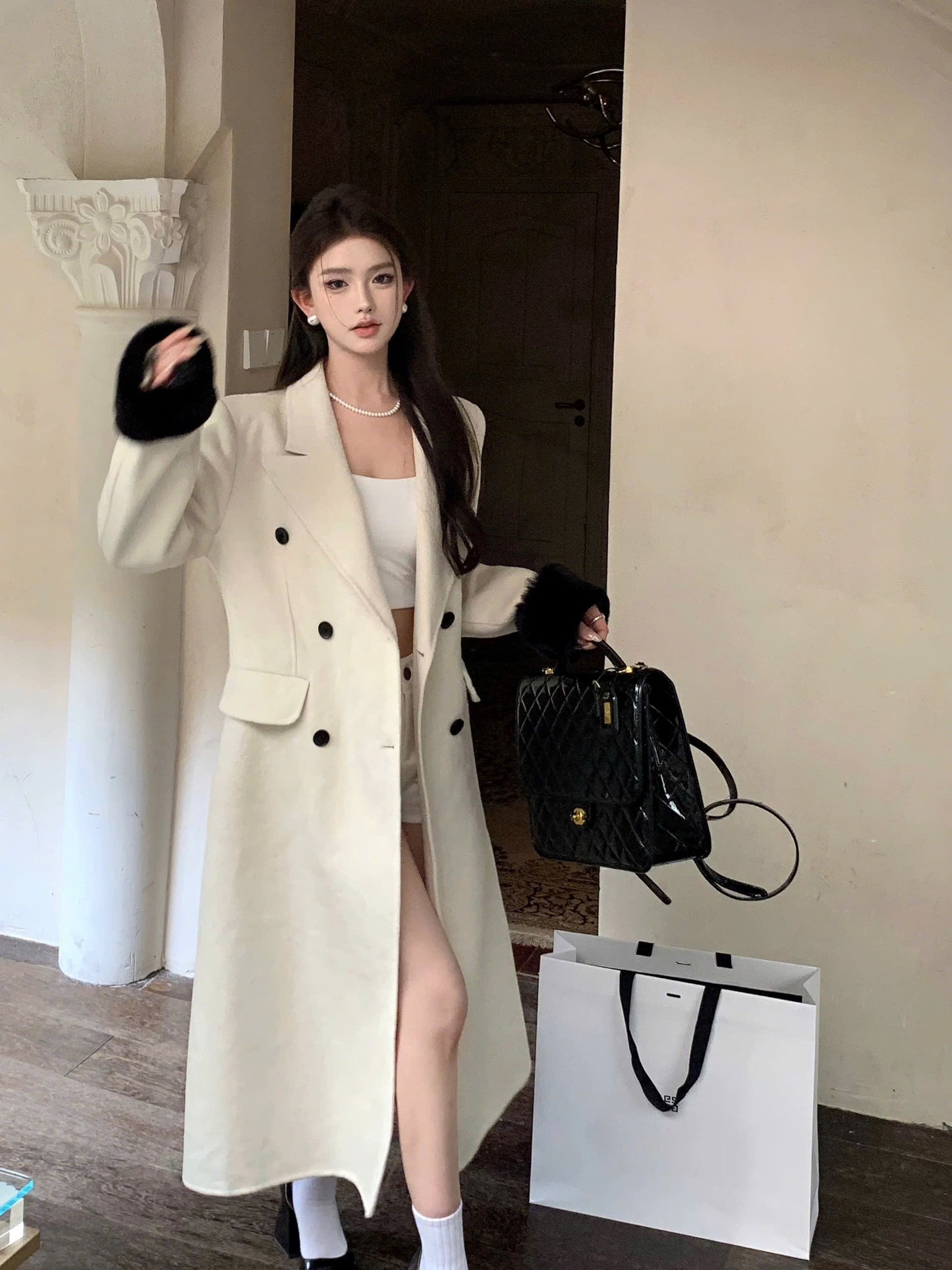 Tổng hợp các mẫu áo khoác dáng dài cực fashion