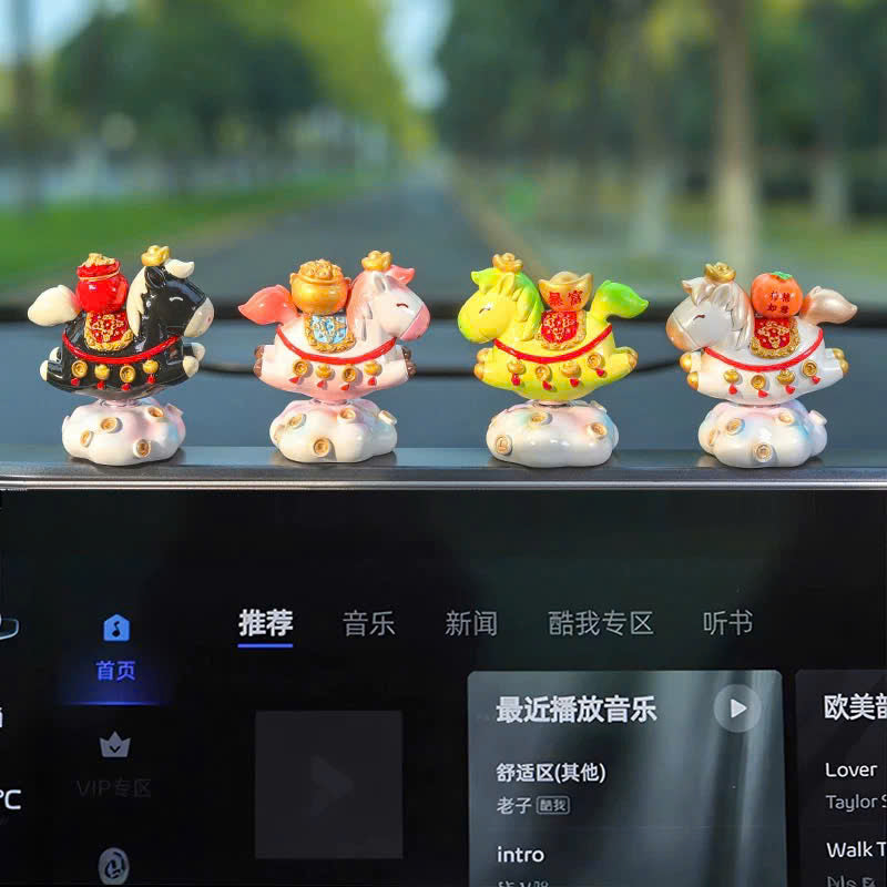 Set trang trí xe 2026 chủ đề Bính Ngọ