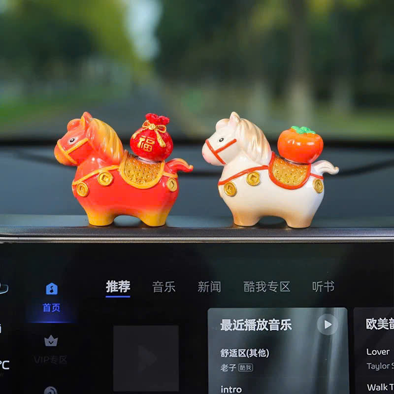 Set trang trí xe 2026 chủ đề Bính Ngọ