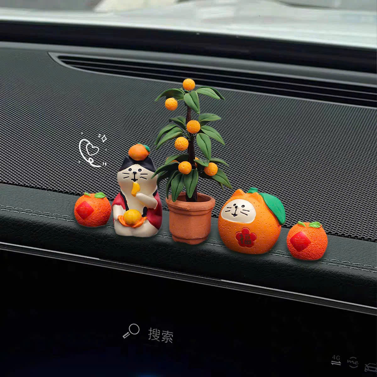 Set trang trí xe cute hợp lí để làm quà tặng