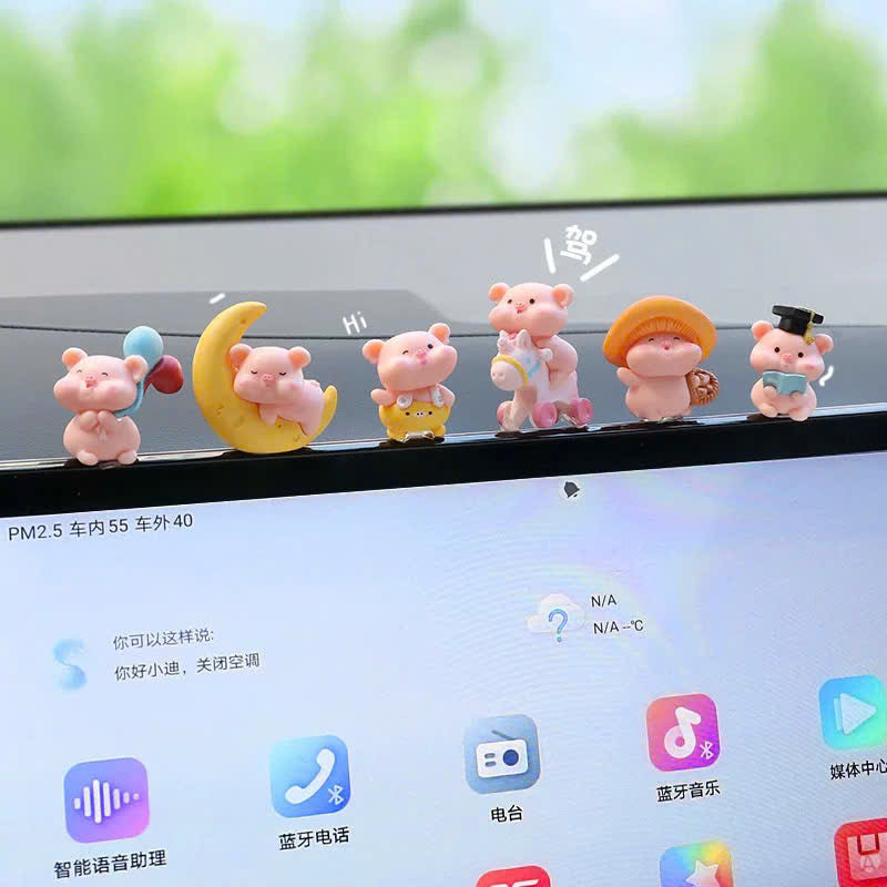 Set trang trí xe cute hợp lí để làm quà tặng
