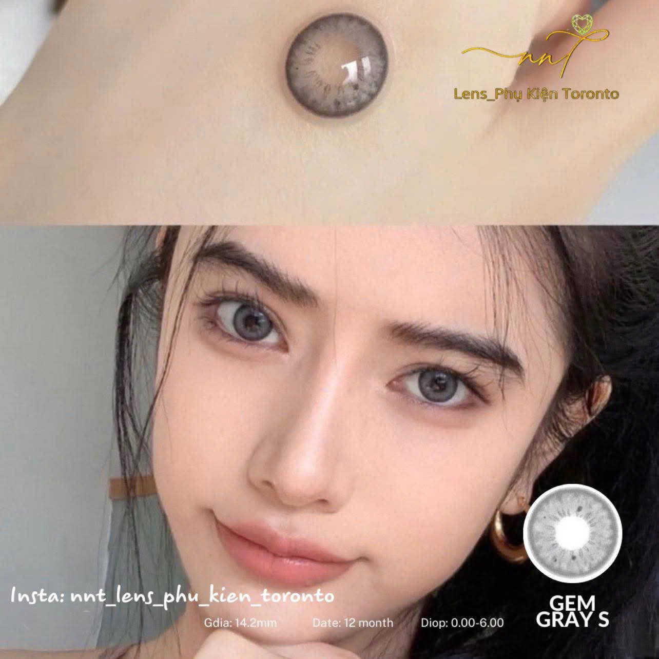 Contact lens - Các mẫu xinh 4 độ có sẵn