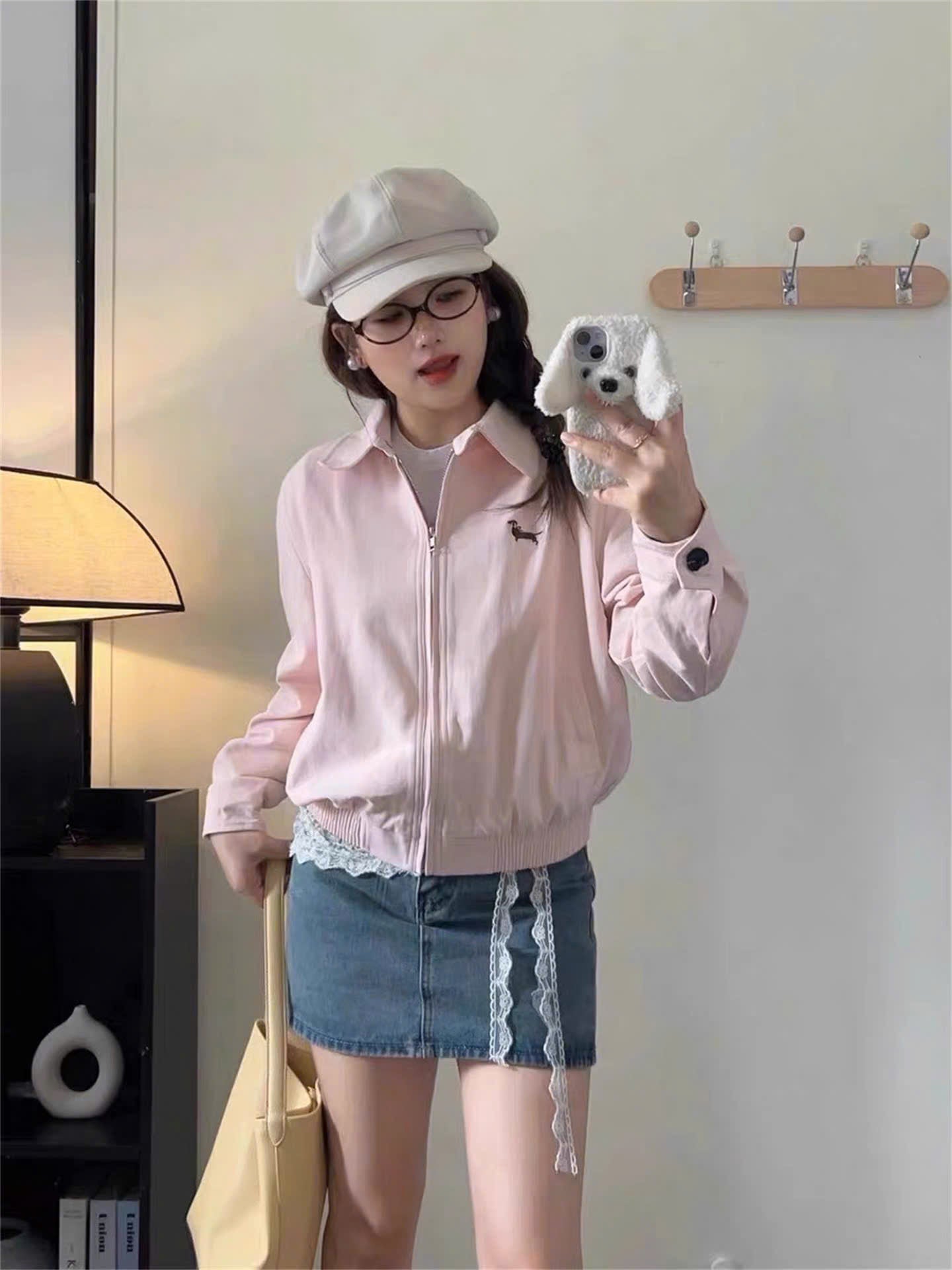 Áo khoác thanh lịch vibe cô nàng Hàn Quốc