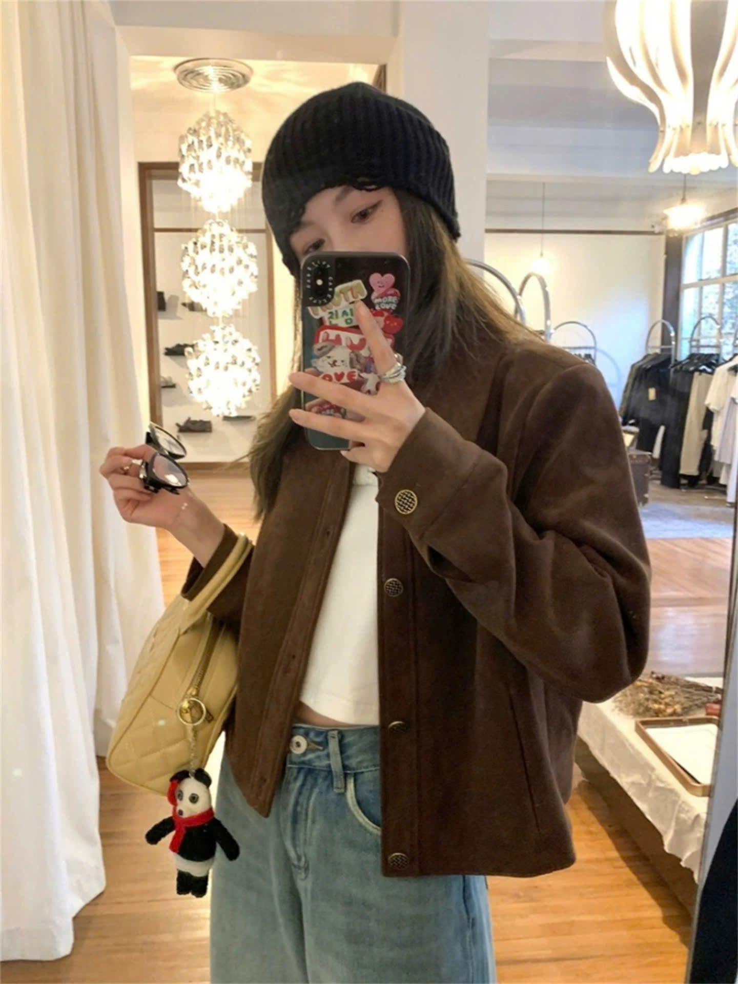 Áo khoác thanh lịch vibe cô nàng Hàn Quốc