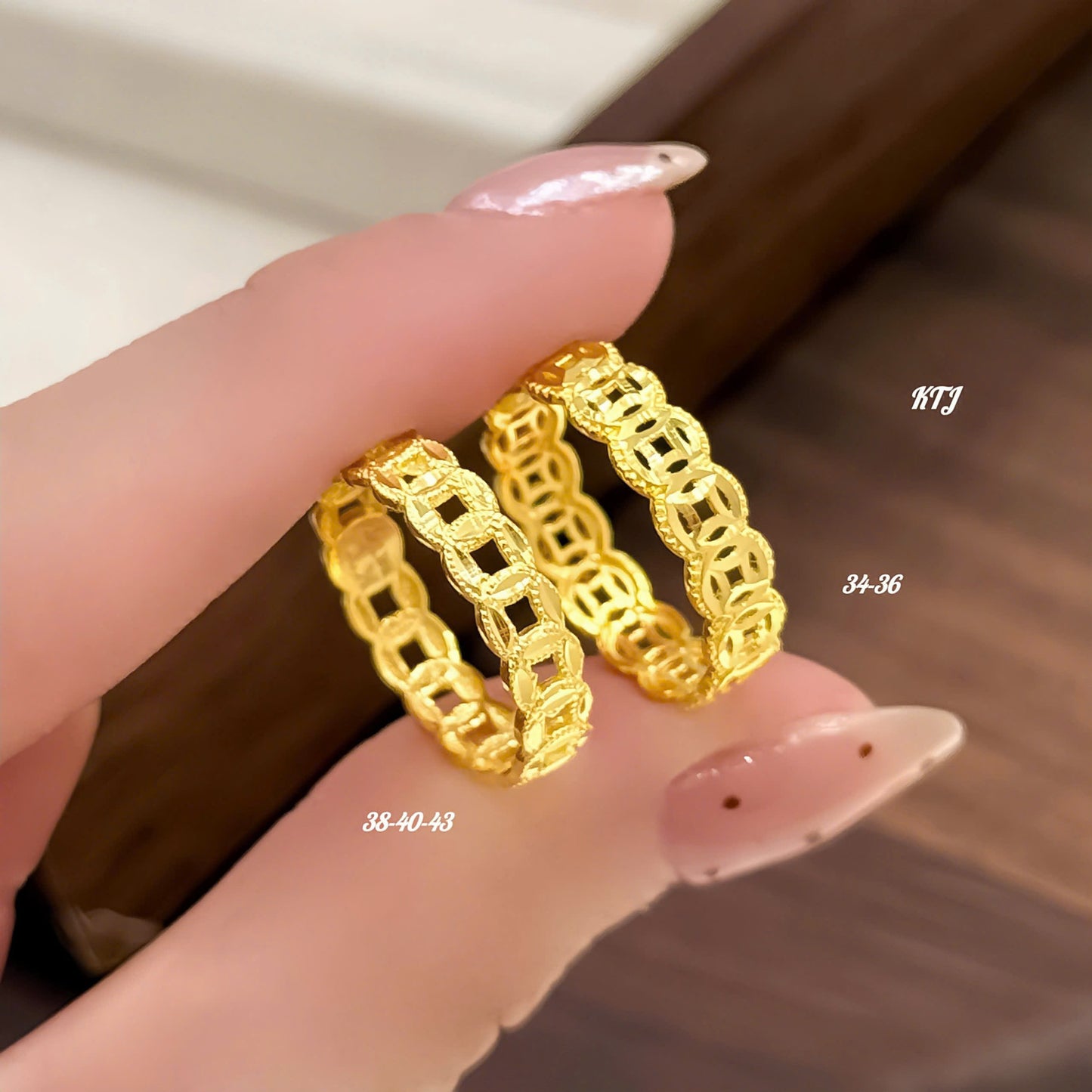 Nhẫn vàng kim tiền mẫu mới