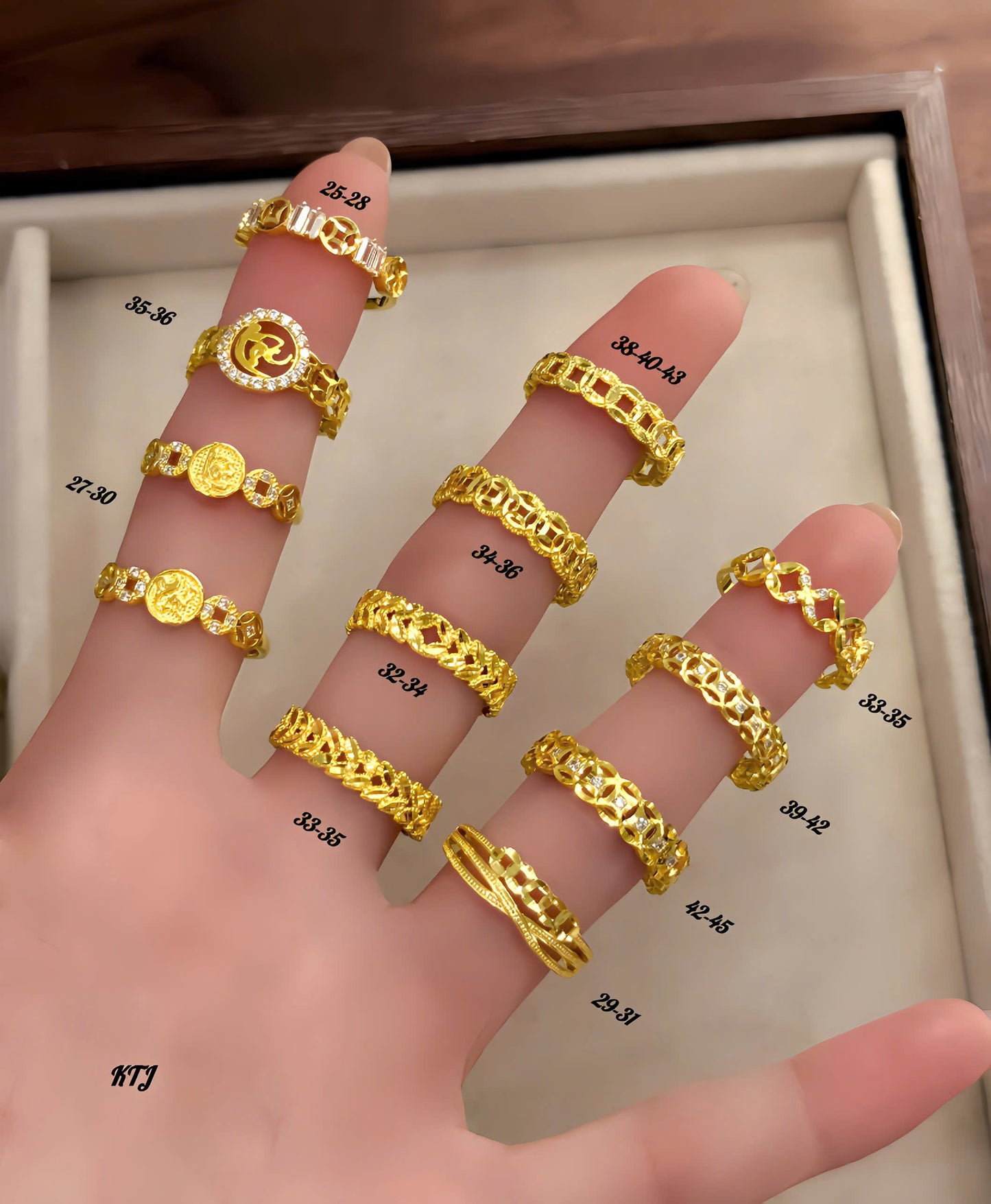 Nhẫn vàng kim tiền mẫu mới