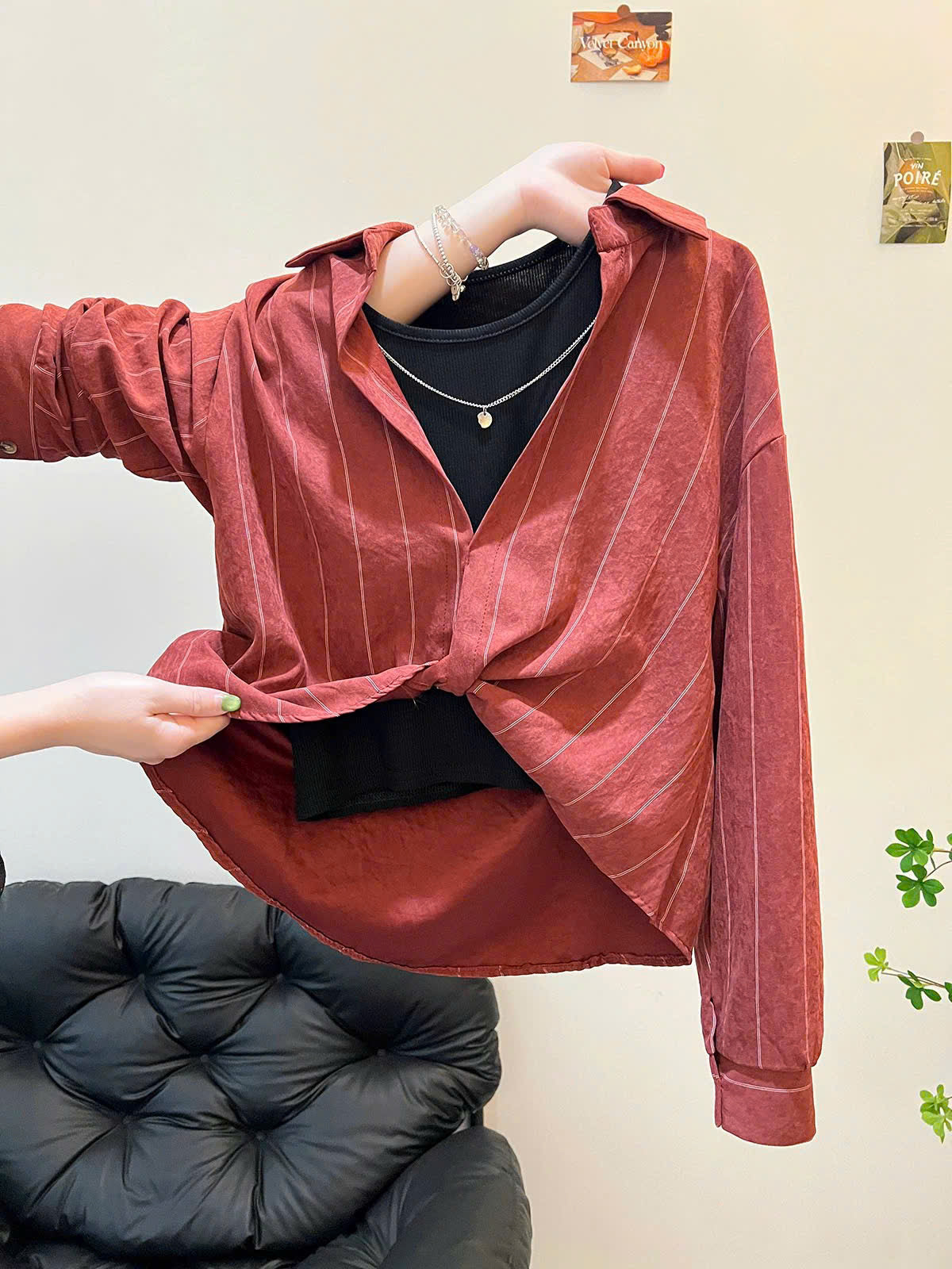 Áo kiểu nữ, dài tay trendy nữ tính