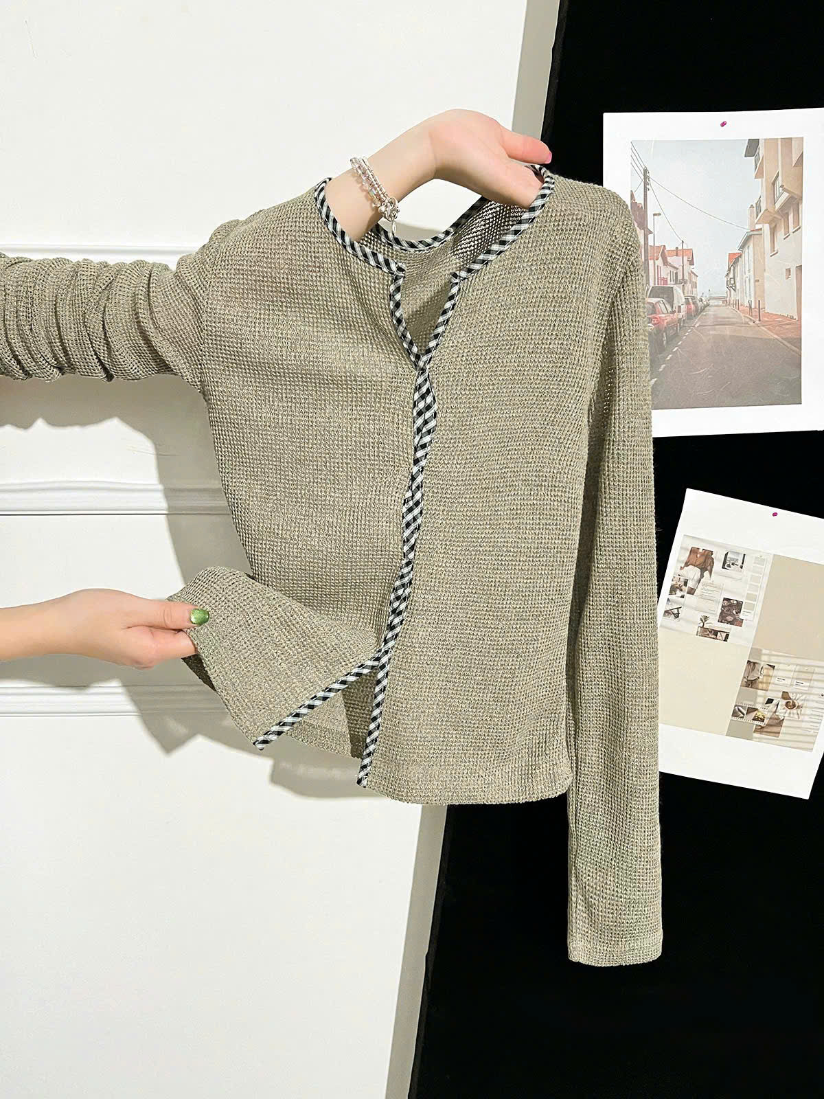Áo kiểu nữ, dài tay trendy nữ tính