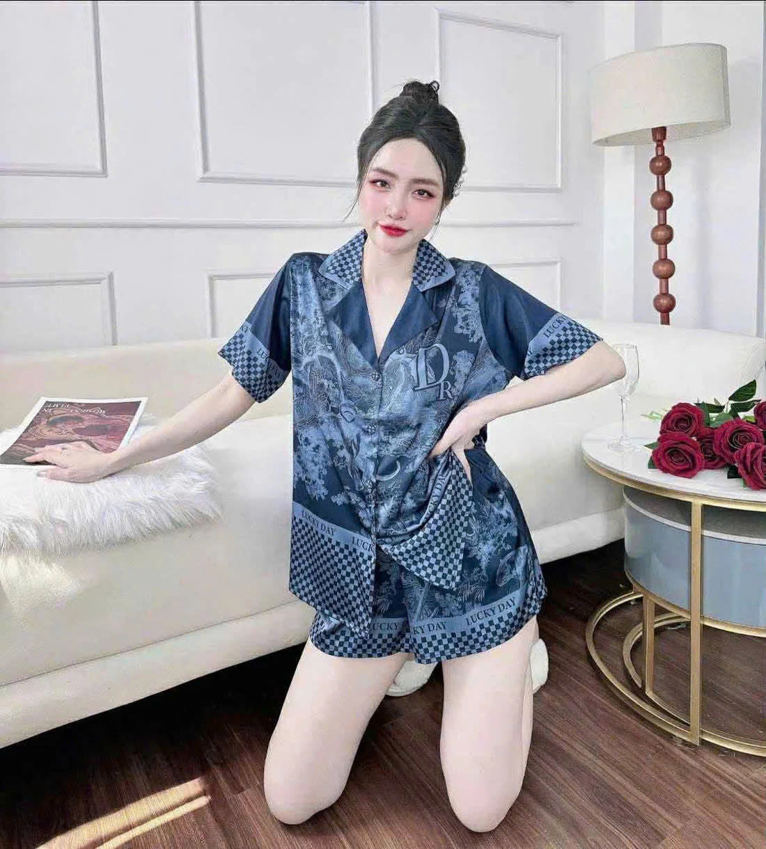 Mới về đồ ngủ chất lụa latin xịn xò quen thuộc mặc cực thích