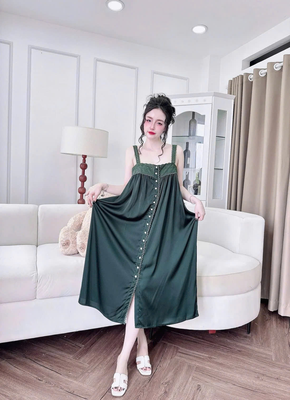 Mới về đồ ngủ chất lụa latin xịn xò quen thuộc mặc cực thích