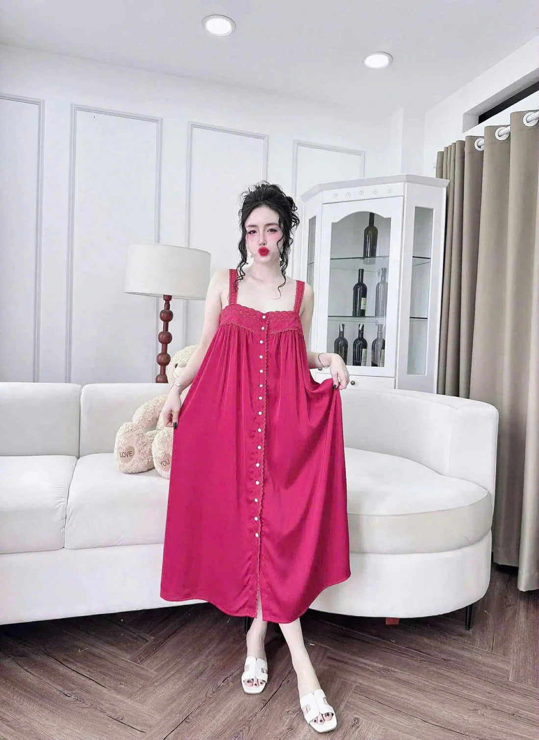 Mới về đồ ngủ chất lụa latin xịn xò quen thuộc mặc cực thích
