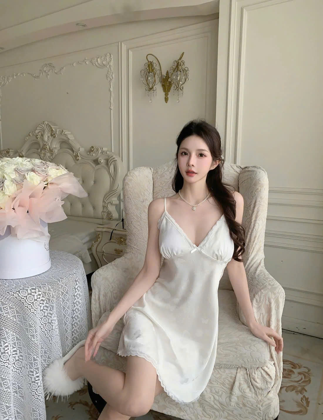 Mới về đồ ngủ chất lụa latin xịn xò quen thuộc mặc cực thích