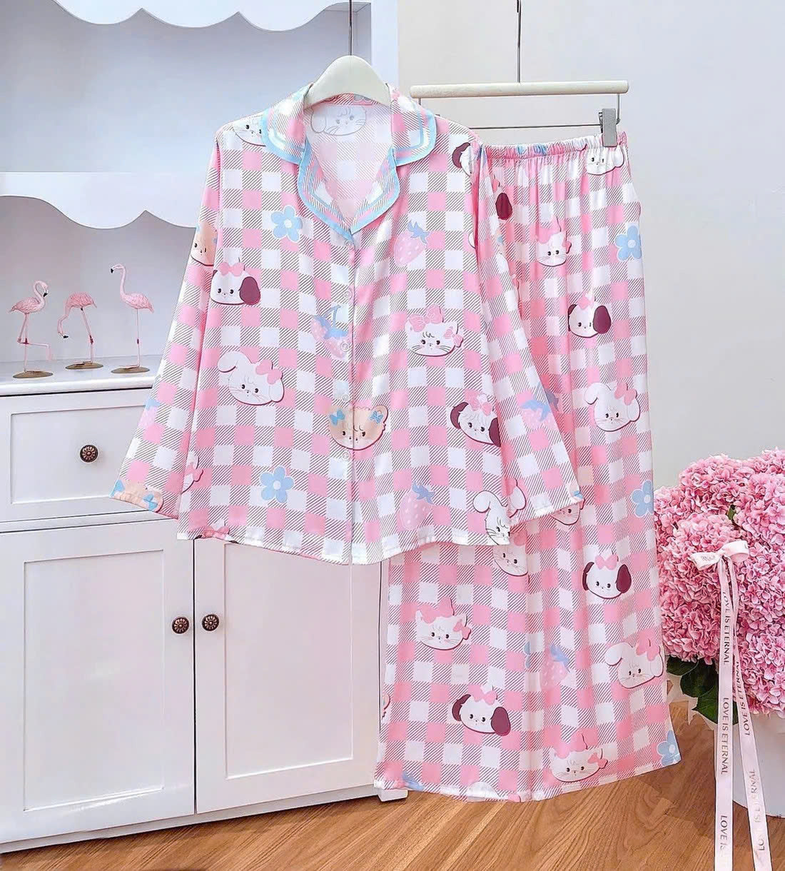 Mới về đồ ngủ chất lụa latin xịn xò quen thuộc mặc cực thích
