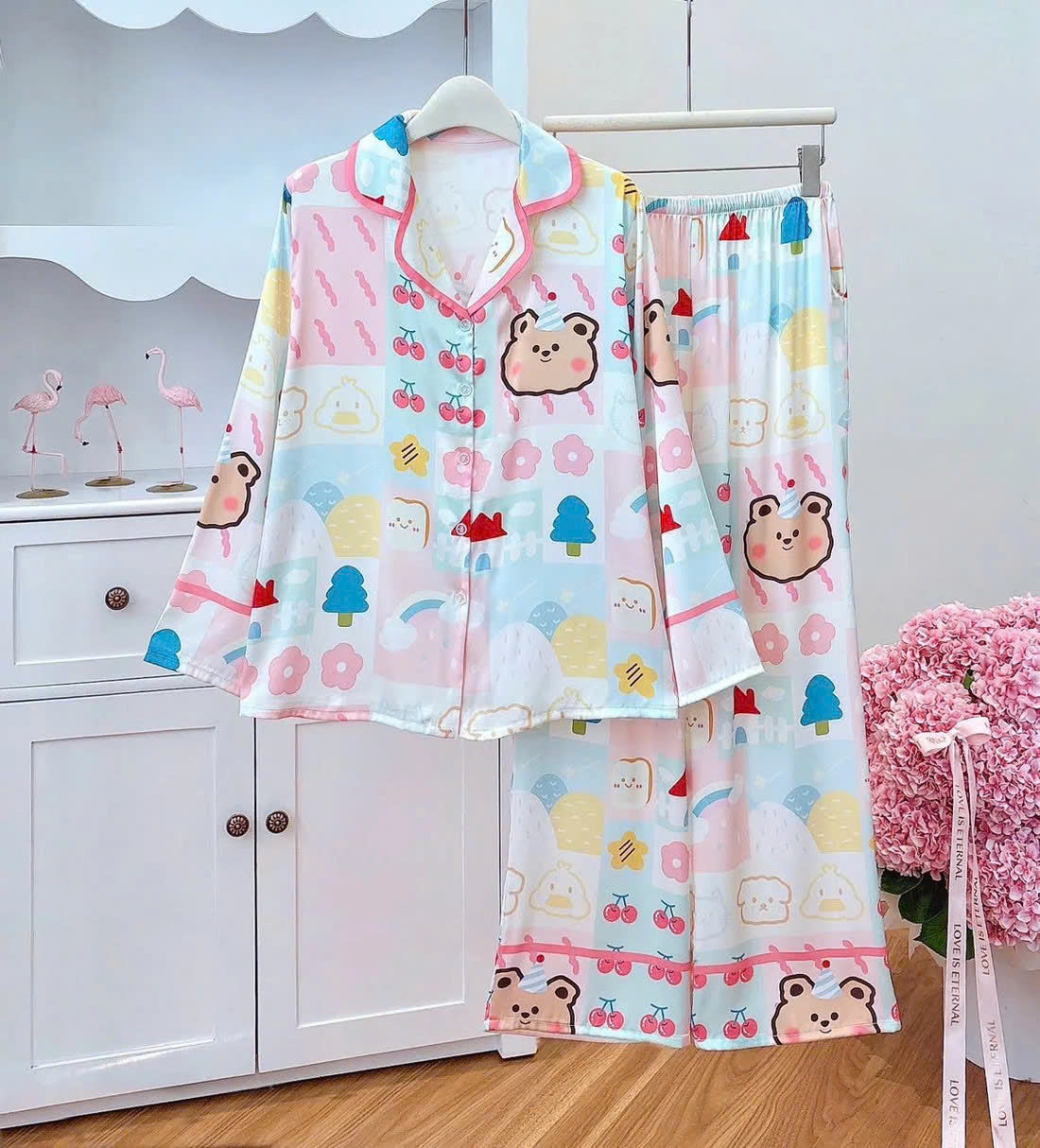 Mới về đồ ngủ chất lụa latin xịn xò quen thuộc mặc cực thích
