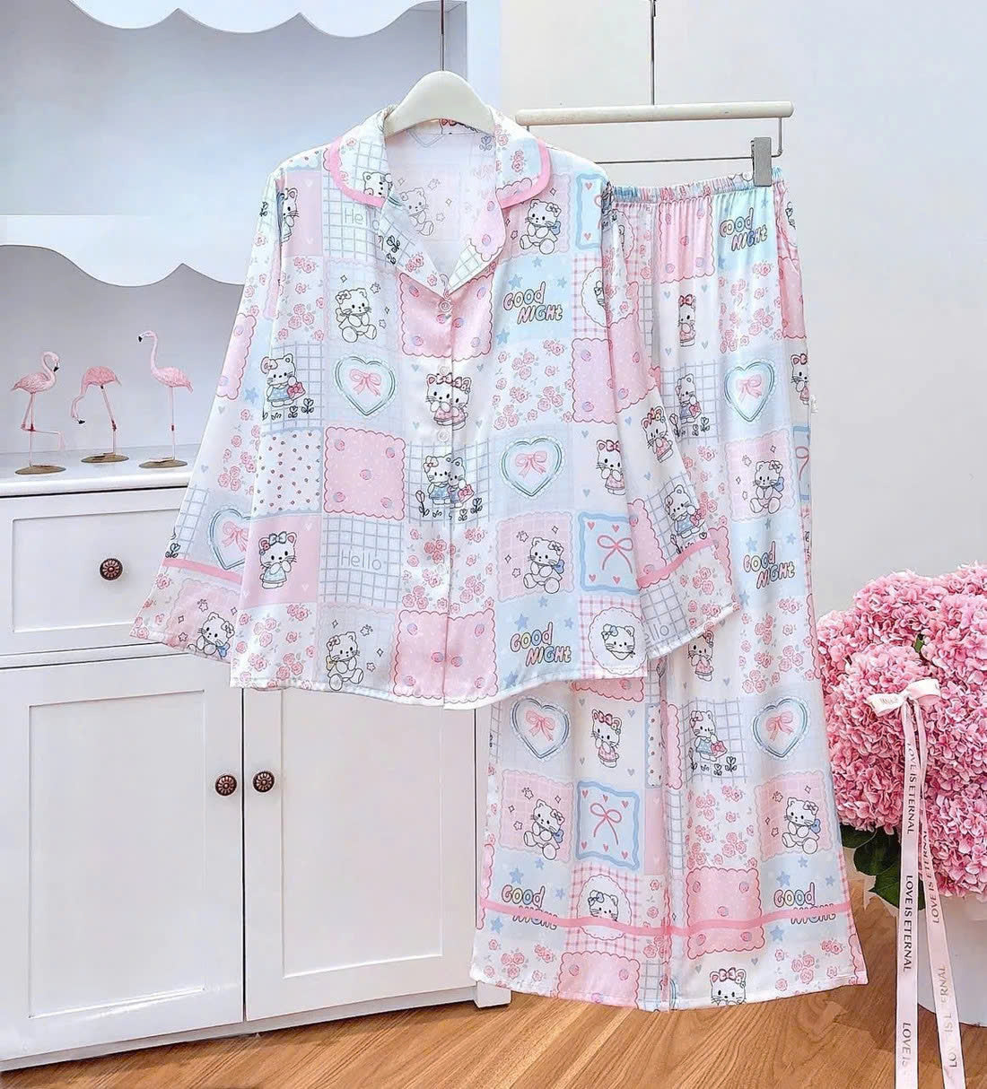 Mới về đồ ngủ chất lụa latin xịn xò quen thuộc mặc cực thích