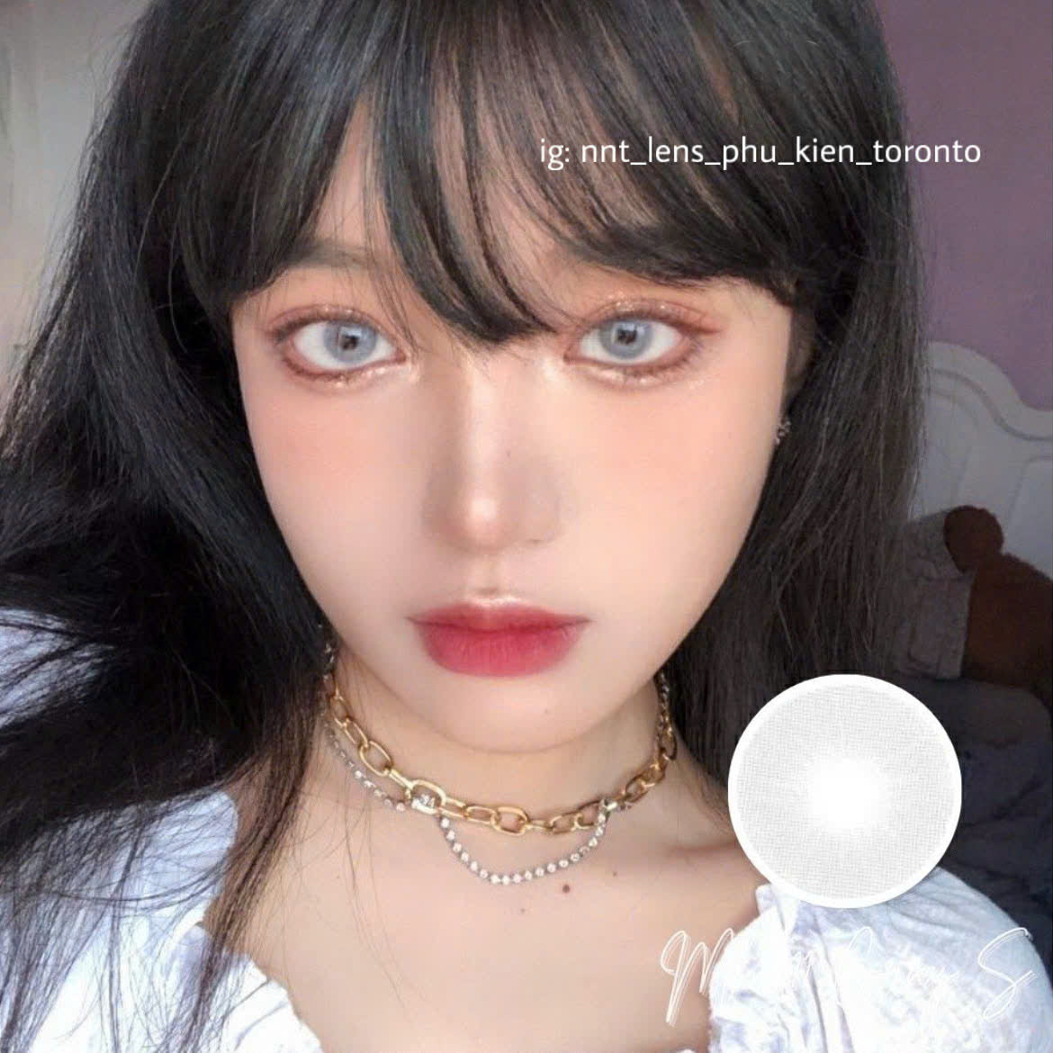 Contact lens - Sẵn các mẫu xinh 3.5 độ