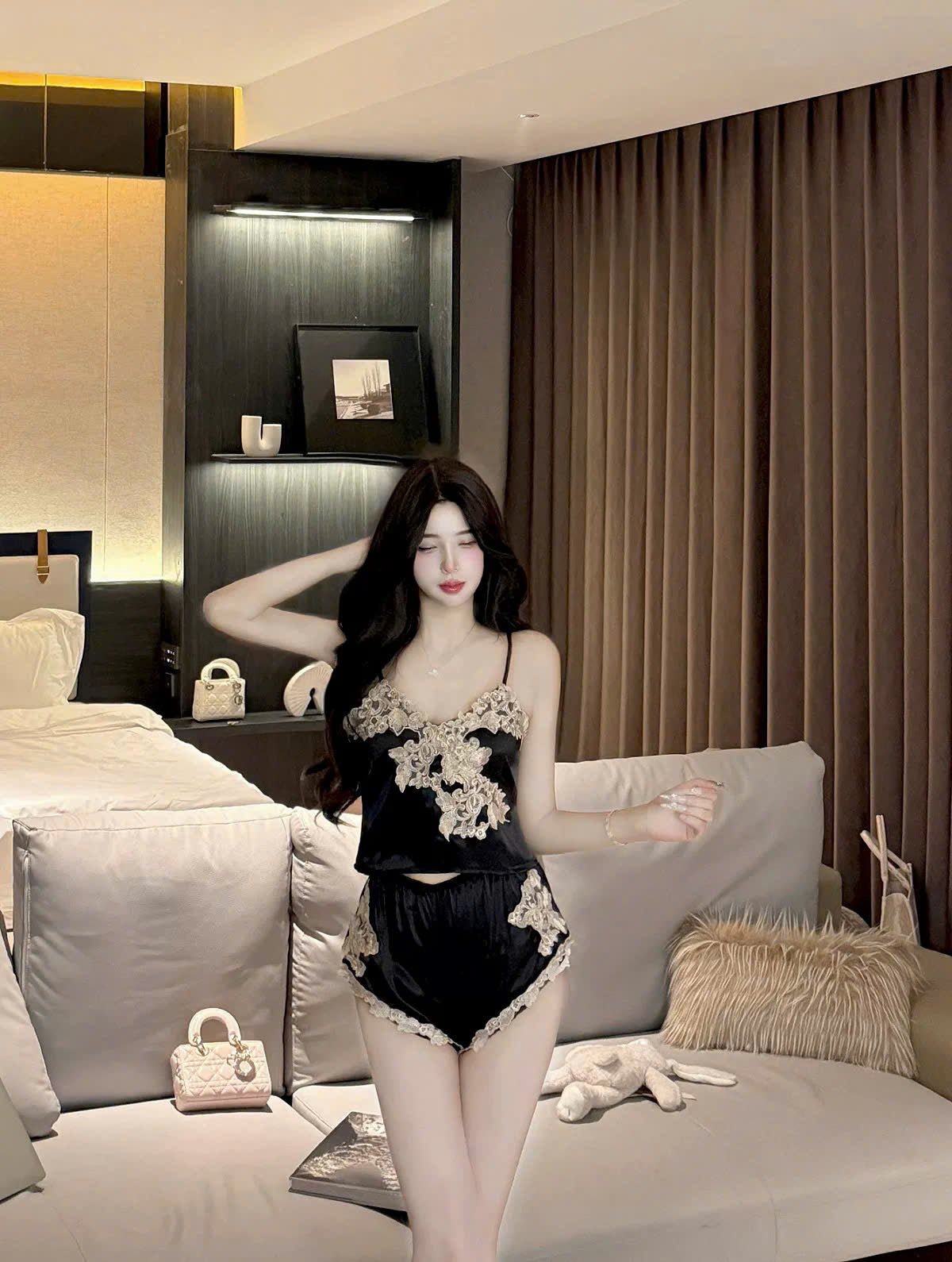 Đồ ngủ 2 dây quyến rũ