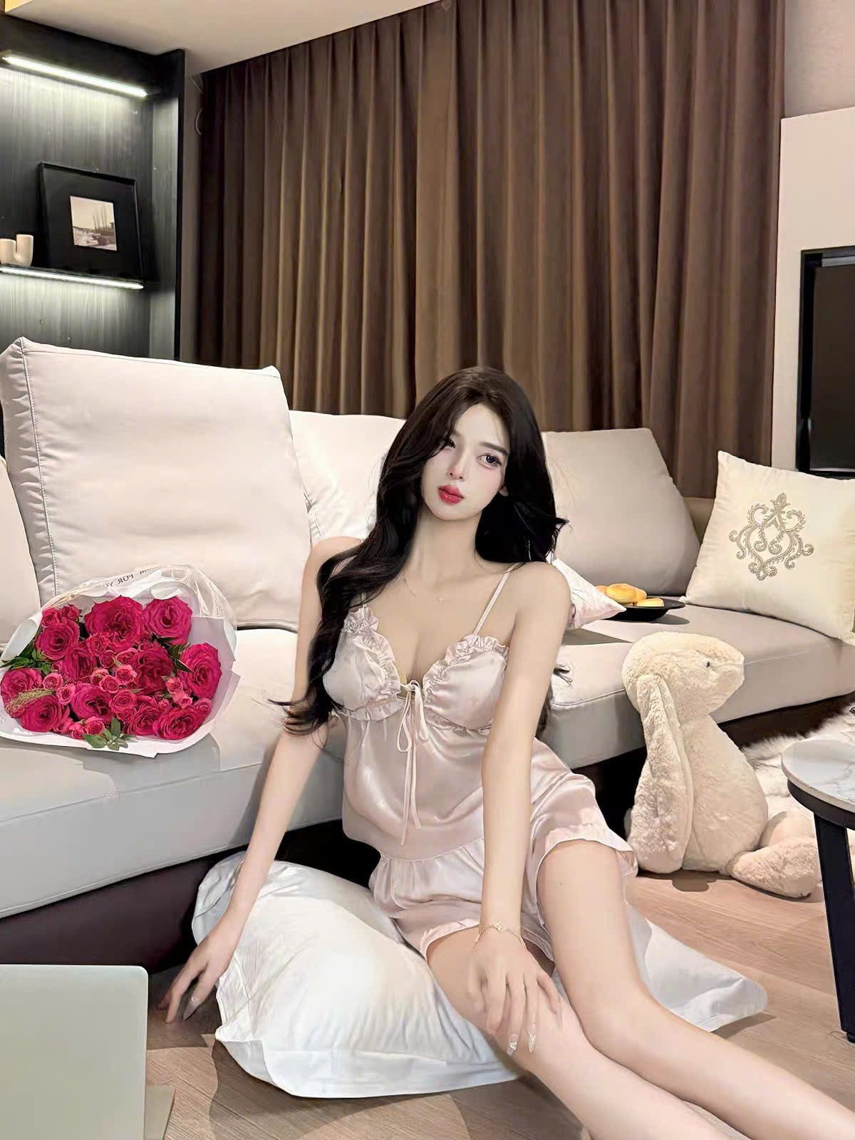 Đồ ngủ 2 dây quyến rũ