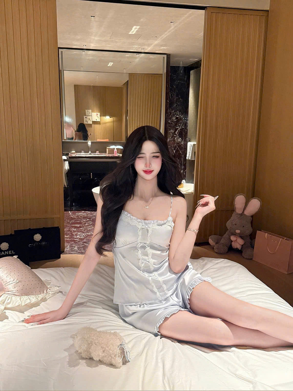 Đồ ngủ 2 dây quyến rũ