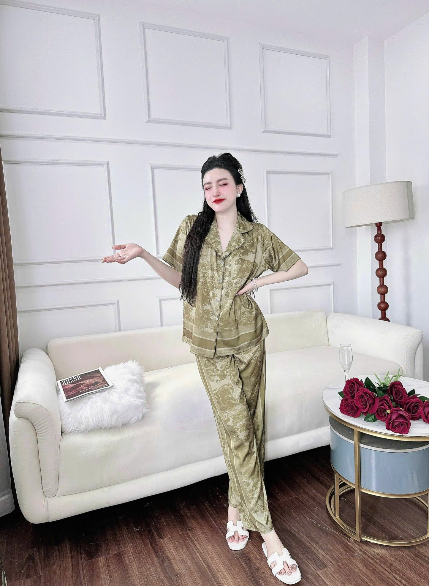 Mới về đồ ngủ chất lụa latin xịn xò quen thuộc mặc cực thích