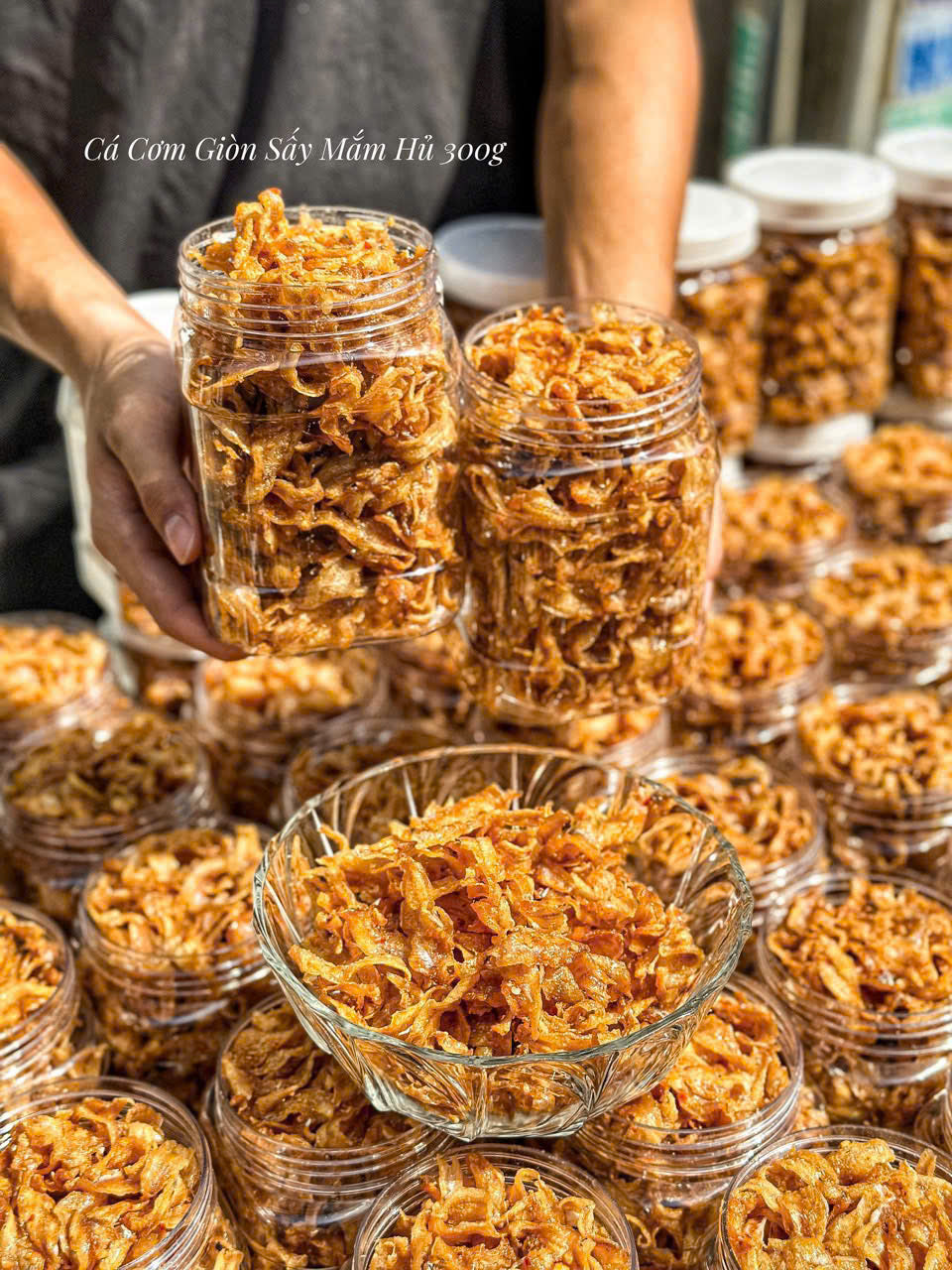 Cá cơm giòn rút xương sấy mắm