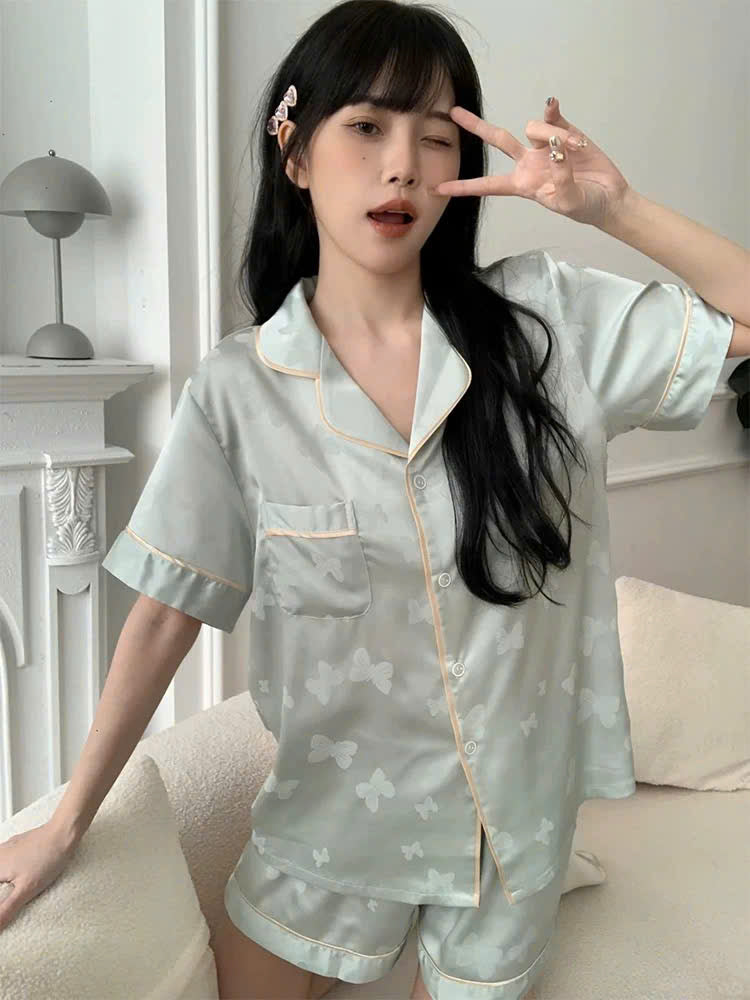 Sẵn đồ ngủ nữ ngắn mẫu nào cũng xinh iu