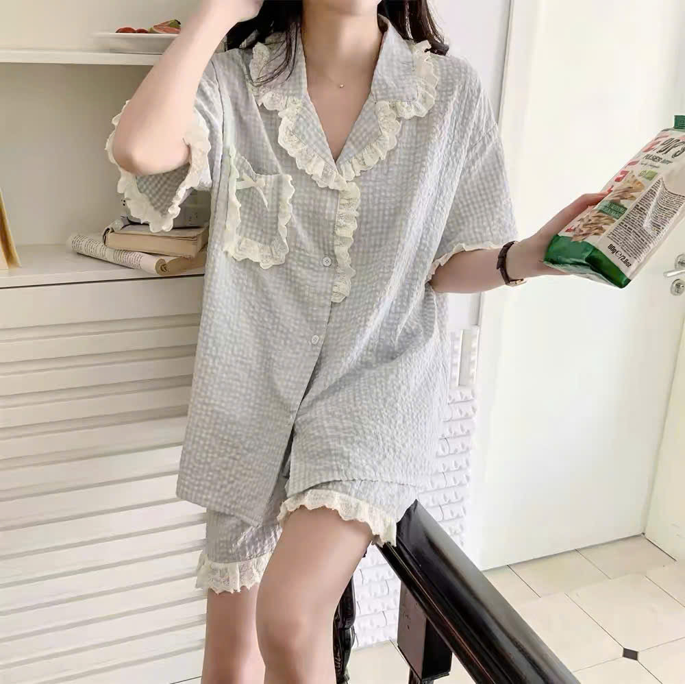 Sẵn đồ ngủ nữ ngắn mẫu nào cũng xinh iu