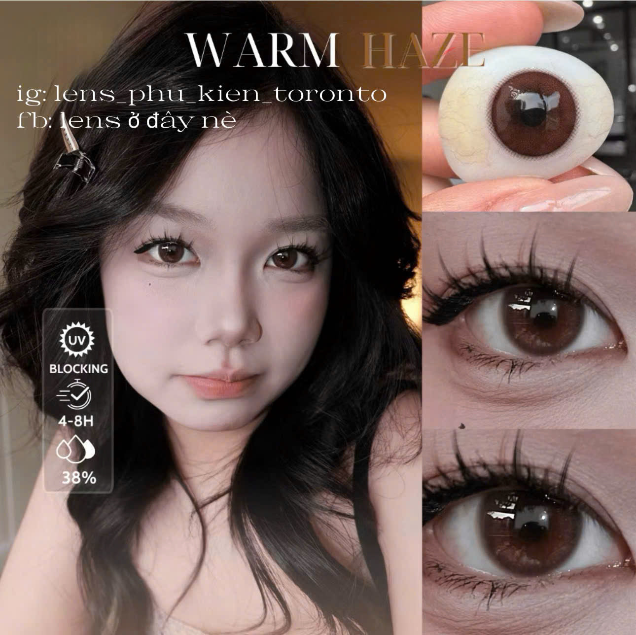 Contact lens - Các mẫu xinh 0 độ có sẵn