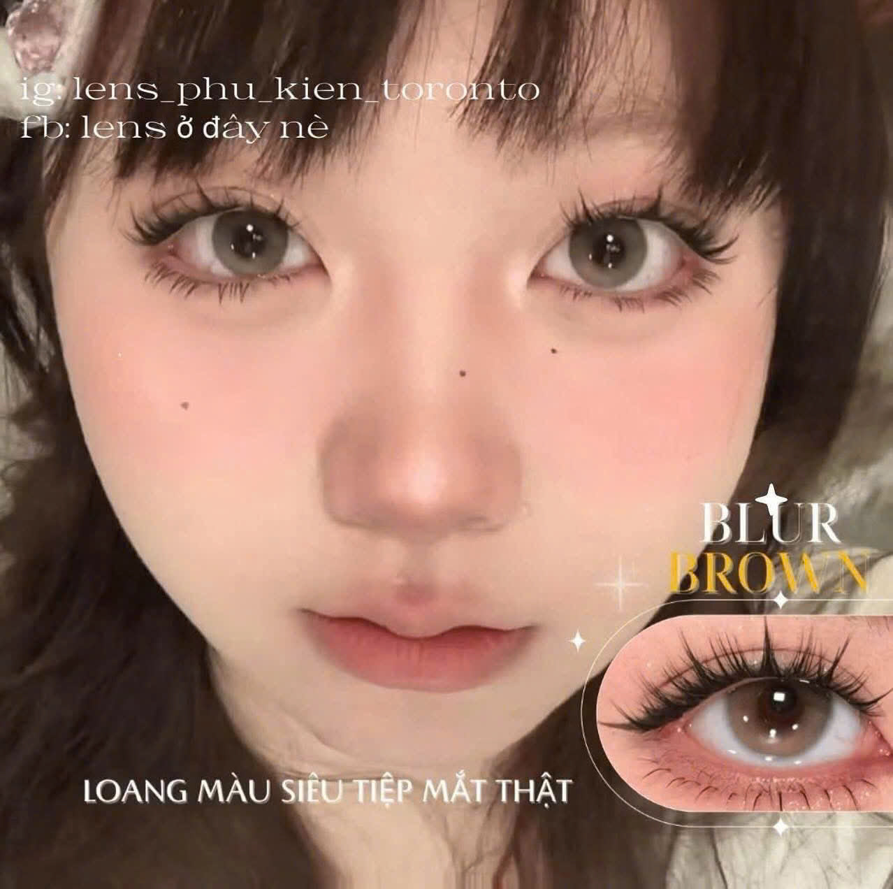 Contact lens - Các mẫu xinh 0 độ có sẵn