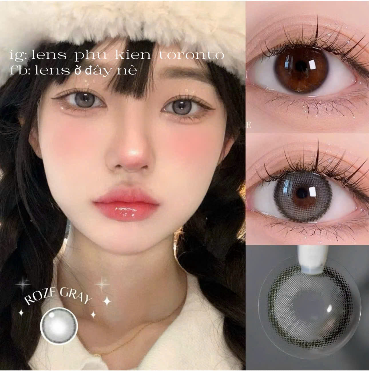 Contact lens - Các mẫu xinh 0 độ có sẵn