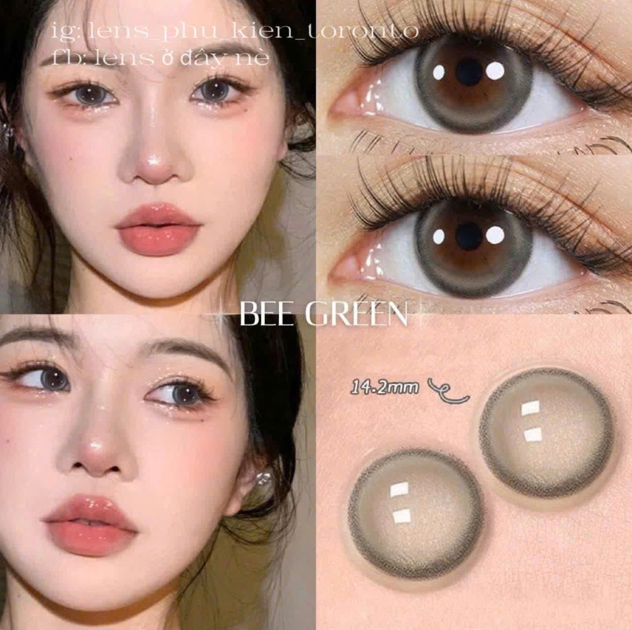Contact lens - Các mẫu xinh 0 độ có sẵn