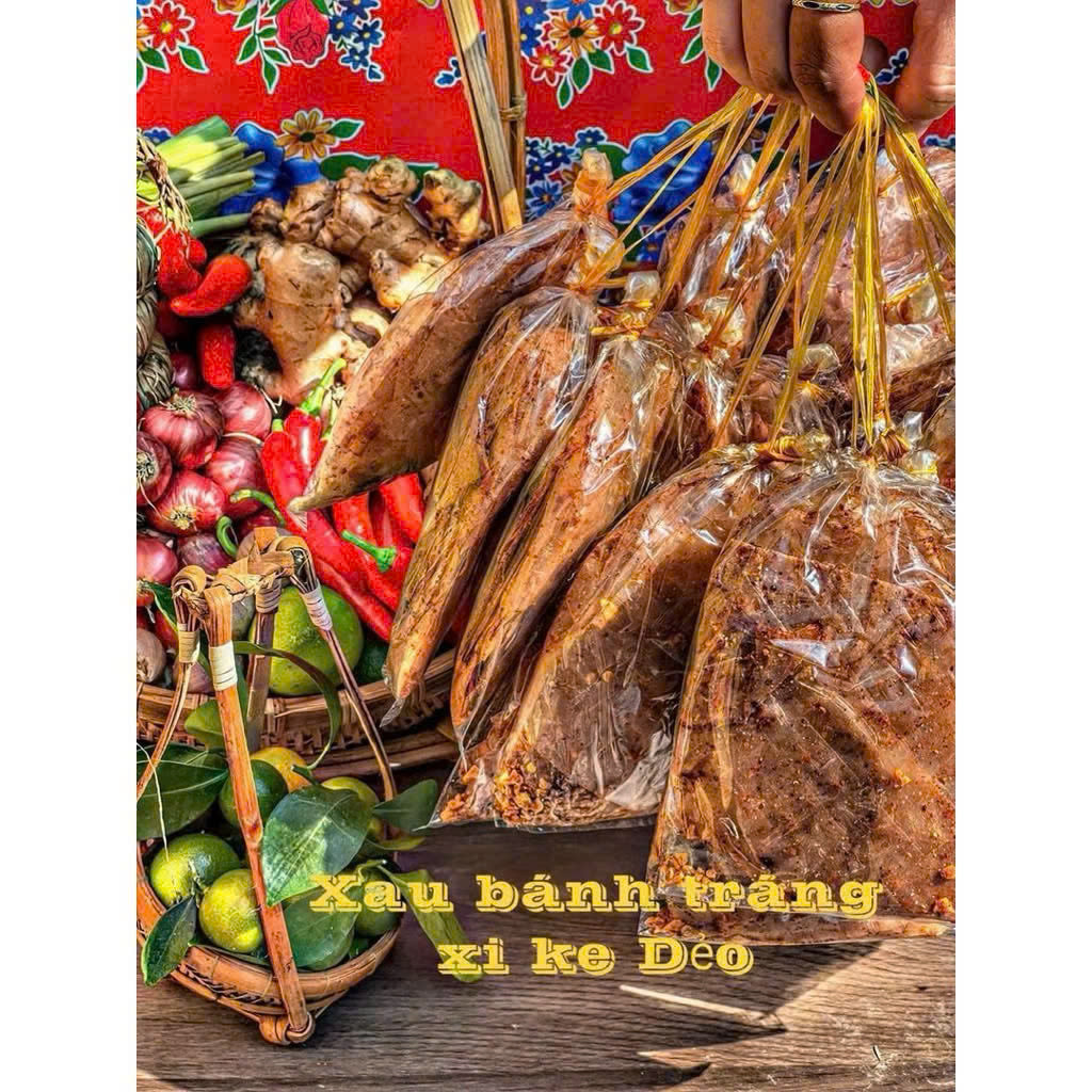 Bánh tráng xì ke dẻo