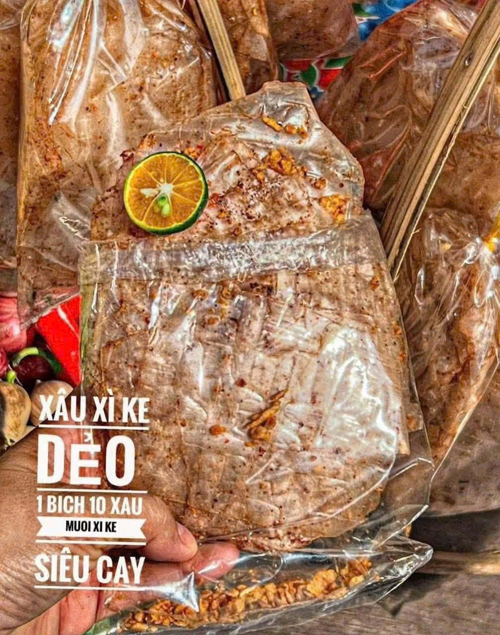Bánh tráng xì ke dẻo