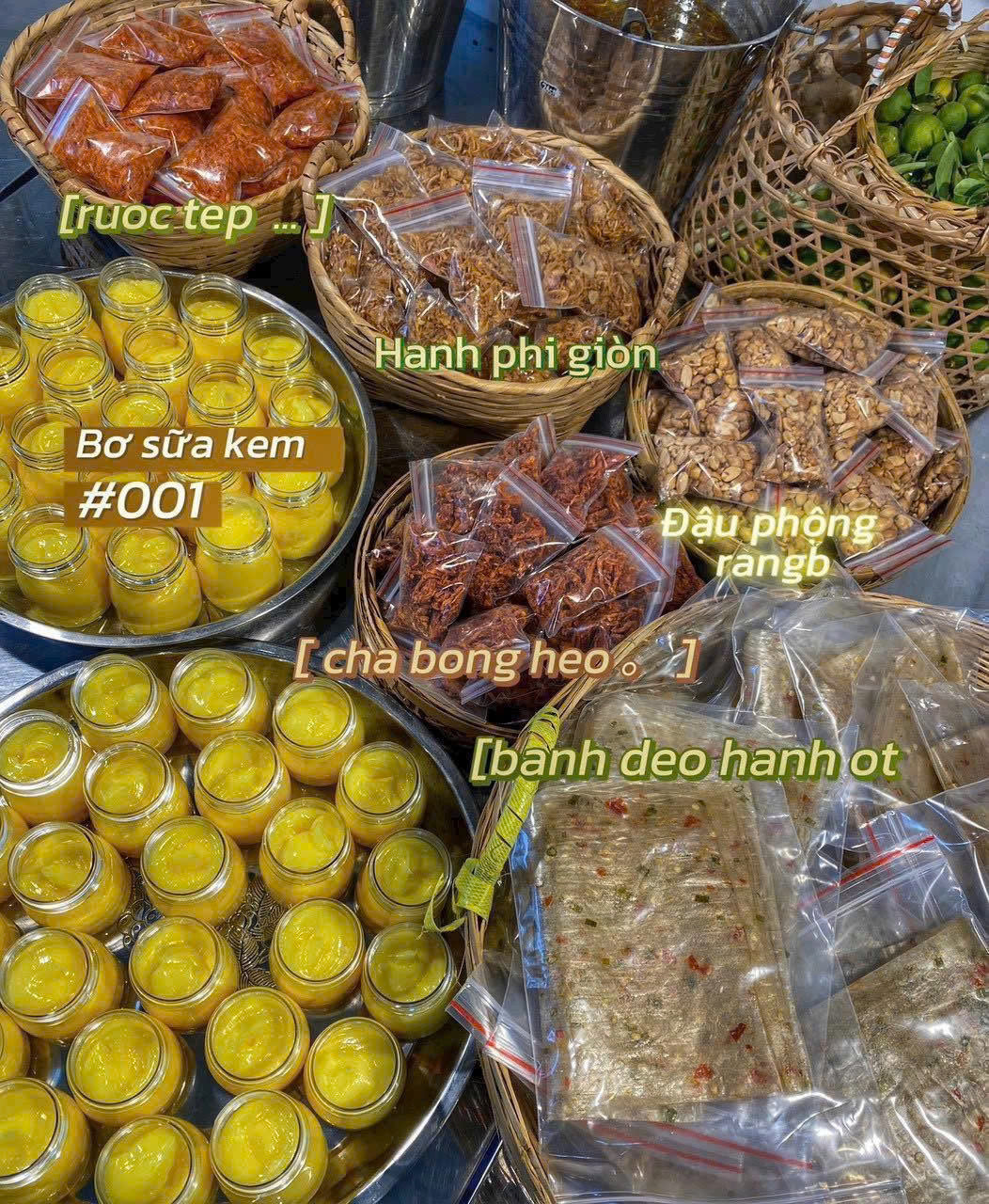 Set bánh tráng bơ thập cẩm