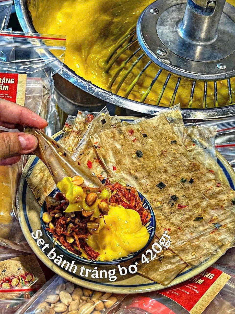 Set bánh tráng bơ thập cẩm
