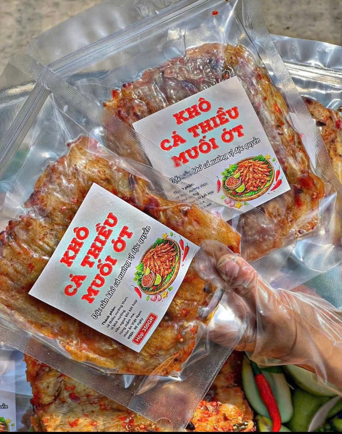 Khô cá thiều muối ớt