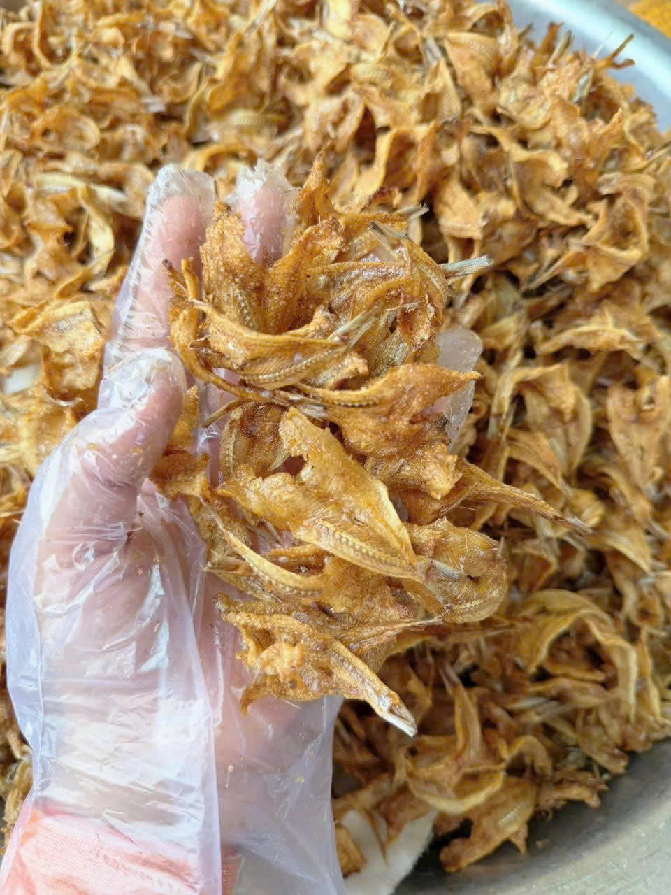 Cá cơm rút xương sấy giòn