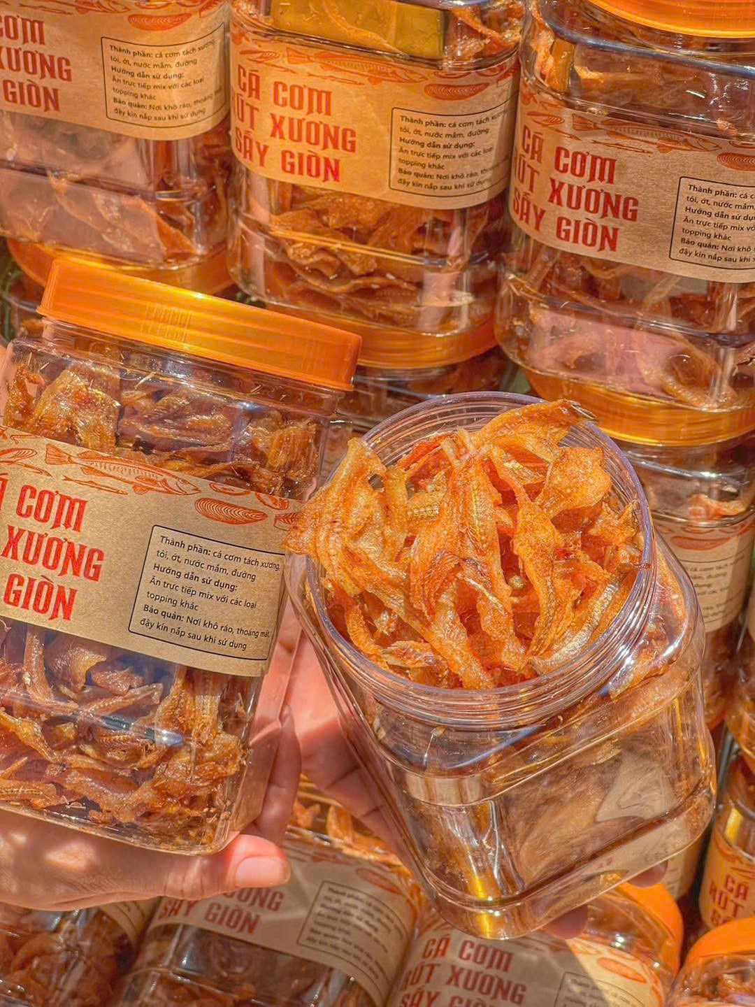 Cá cơm rút xương sấy giòn