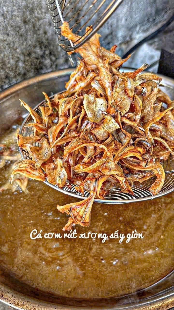 Cá cơm rút xương sấy giòn
